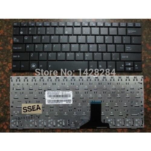SSEA New US Black Keyboard For Asus EEEPC EEE PC 1005 1005HD 1005HA 1001 1008 1008HA 1001HA laptop