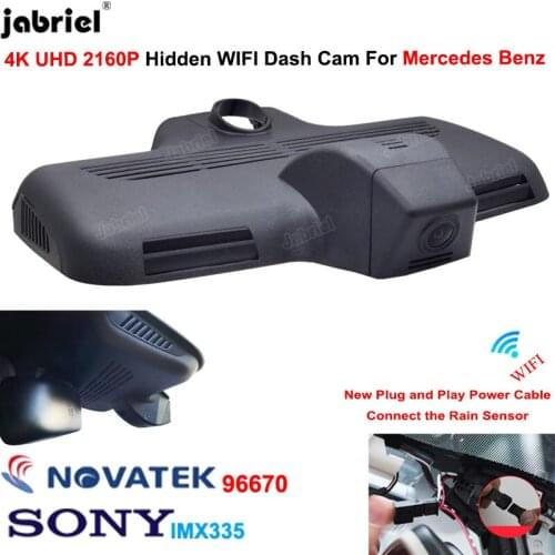 New 4K Car DVR Dash Cam Recorder EDR for Mercedes Benz GLC glc250d glc350d glc43 glc63 x253 c253 C Class C220d C43 C63 W205 C204