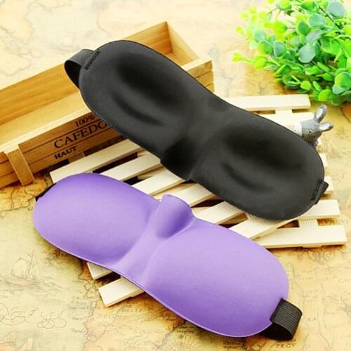Unisex 3D Memory Foam Padded Blindfold Rest Eye Mask Cover Sleep Aid Eyepatch Cover Eye Relax Massager