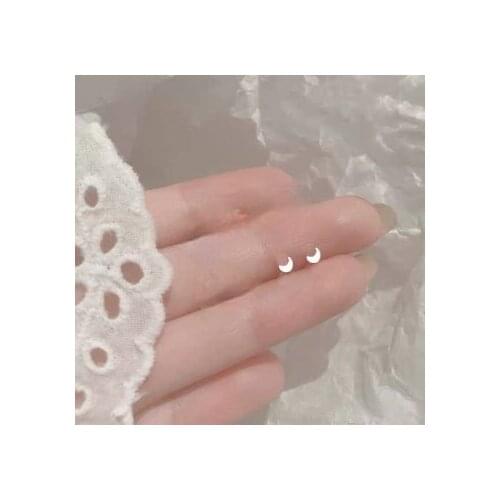 Simple Personality Heart Moon Stars Stud Earring Fashion Elegant Sweet GirlrEarrings trend Charm Women Cocktail Jewelry Gifts