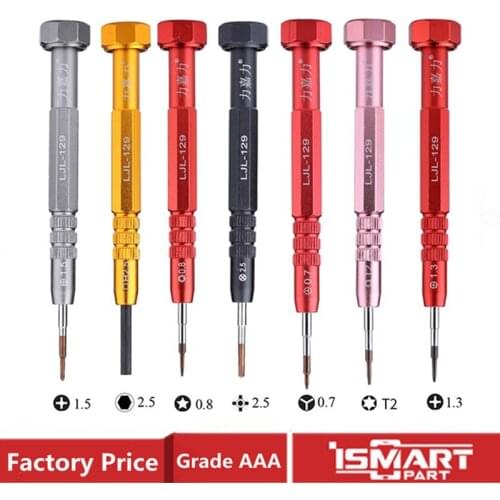 S2 Steel Screwdriver Set Pentagram 0.8 T2 Hexagon Cross 1.5 1.3 Y 0.7 Screwdriver for iPhone OPPO HUAWEI Repairing LJL-129