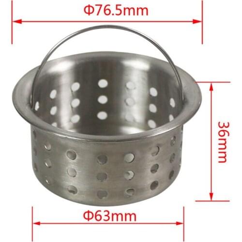 Stainless Steel Sink Strainer Waste Plug Filter Mesh Collector, Kitchen Sink Strainers Filter Basket Garbage Stopper Drains Net