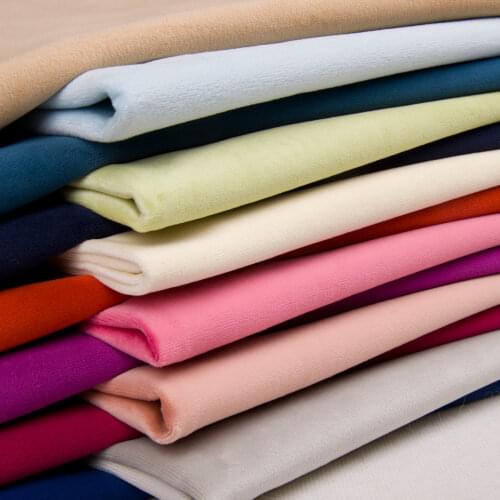 Width 59'' High Grade Soft Solid Velvet Fabric By The Yard For Sofa Curtain Stage Curtain Tablecloth Material