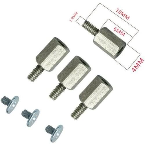 10 Set Hand Tool Mounting Kits Stand Off Screw Hex Nut For MSI PC Laptop M.2 SSD Motherboard P82A