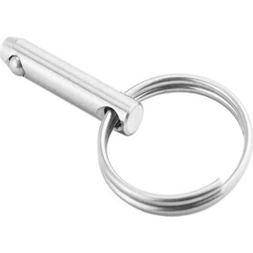 2X 4.8mm BSET MATEL Marine Grade 316 Stainless Steel 3/16 inch Quick Release Ball Pin for Boat Bimini Top Deck Hinge Marine hard