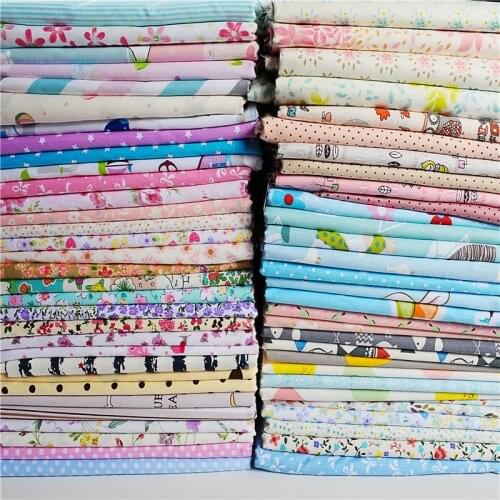 32pcs 20*25cm Random Cotton Fabric Patchwork For Sewing Scrapbooking Fat Quarters Tissue Quilt Pattern Needlework Scraps
