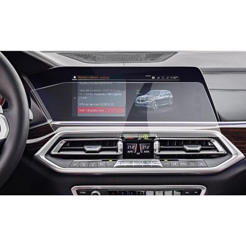RUIYA Car Screen Protector For X5 G05/X7 G07 2019 2020 12.3Inch Left Rudder Navigation Center Touch Display Screen Auto Interior