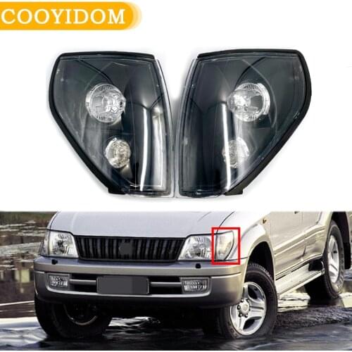 Car Front Side Corner Light Housing Turn Signal Corner Turn Signal Light For Toyota Prado LC90 3400 2700 1997-2003 Parking Lamp
