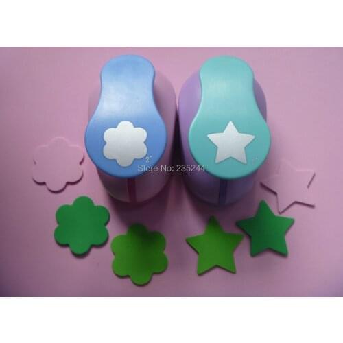Free shipping 2"(5.0cm)2pcs eva foam punch Scrapbook Handmade Cut Card Craft punch DIY Paper Punch