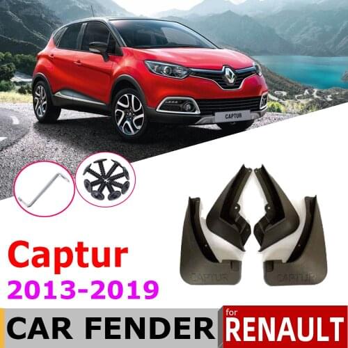 Mudflap Fender For Renault Captur Samsung QM3 2019~2013 Mudguard Mud Flaps Guard Splash Accessories 2018 2017 2016 2015 2014