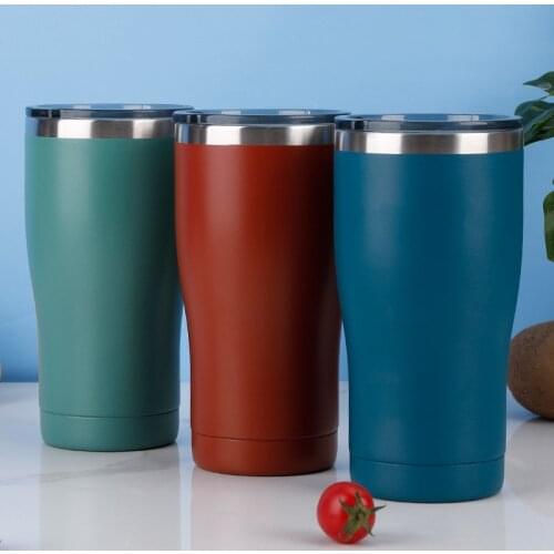 Stainless Steel Household Ice Cup Car Cup Car Portable Ice Cup 30Oz Double Vacuum Waist Cup