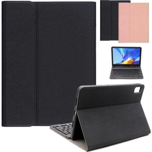 Wireless Keyboard Tablet Case for Huawei MediaPad V6 10.4 2020 Removable Keyboard Shockproof Leather Stand Cover with Pen Slot