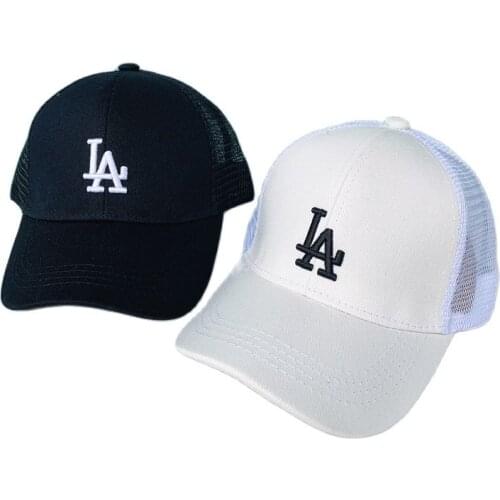 Children girl boy casual cotton trucker hat Kid baby Letter Emrbroidered Baseball cap Snapback Hip hop Dance Sport Mesh cap