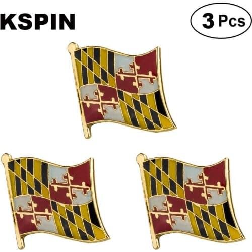 U.S.A Maryland Lapel Pin Brooches Pins Flag badge Brooch Badges