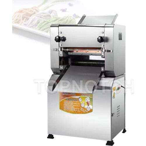 Electric Noodle Press Machine Dough Roller Stainless Steel Desktop Pasta Dumpling Maker Commercial Kneading Noodle Machine