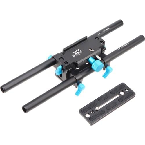 FOTGA DP3000 15mm Rail Rod Advanced QR Baseplate Mount For DSLR Follow Focus Rig