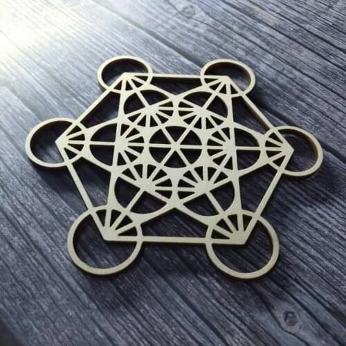Yantra Wall Yoga Decor Sacred Geometry Wall Art Crystal Grid Wooden Art Symbol Meditation Decor
