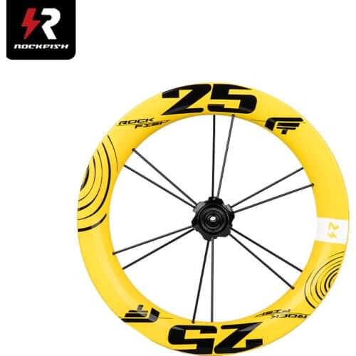 ROCKFISH FT-25 Childrens Bicycle Carbon Fiber Tri-cutter Wheelset Lightweight Balance Bike Competition Wheelset