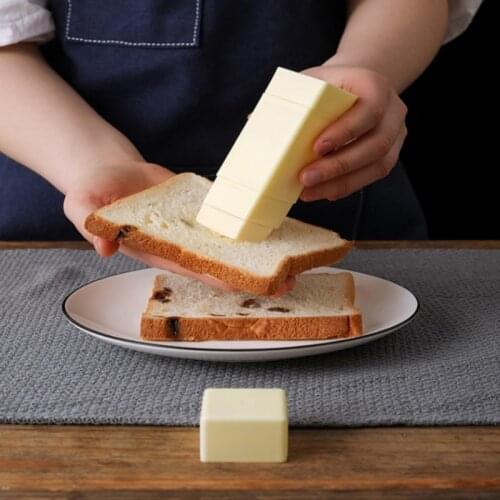 Kitchen Accessories Solid Butter Spreader Holders Sticks Small Plastic Storage Box Baking Tools Container Cheese Keeper Case