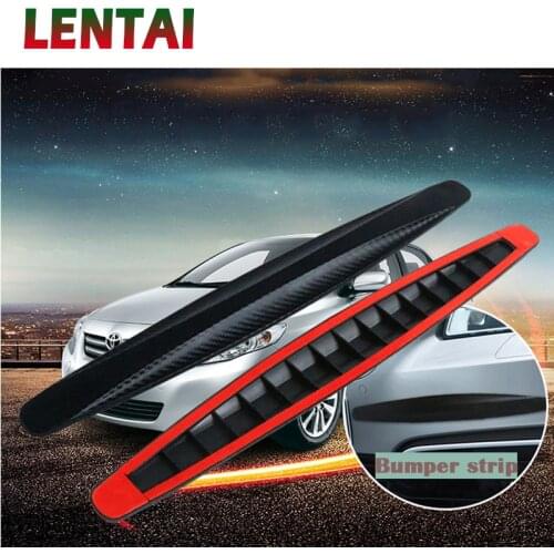 LENTAI 1Set Carbon Fiber Car Body Protector Auto Bumper Crash Strip For Renault Megane 3 Duster Captur Chevrolet Cruze Captiva