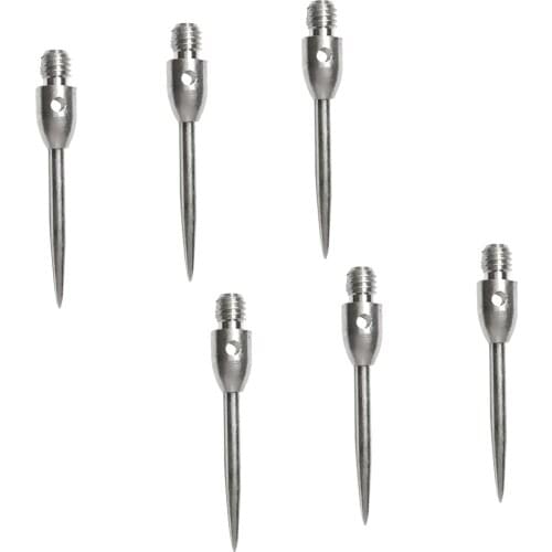 2BA Target Dart Conversion Points Steel Tips Points Replacement for Soft Darts & Steel Darts, Set of 6