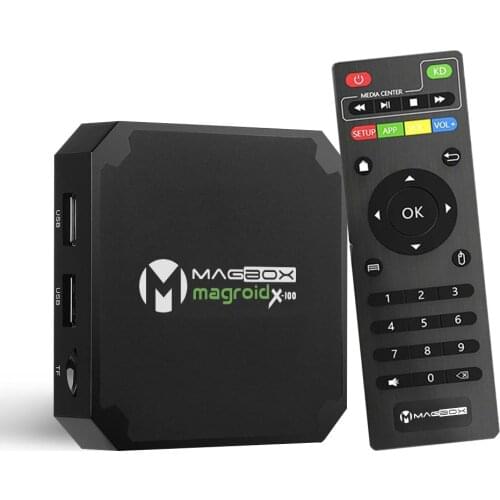 MAGBOX MAGROID X-100 S905W 2GB DDR RAM 16GB ROM 4K ULTRA HD MINI ANDROID 9.0 4K IP TV BOX