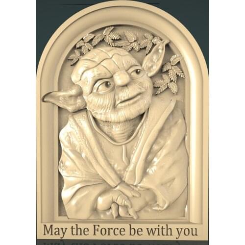 STL 3d model for cnc router carving and engraving artcam aspire bas relief cute elfish