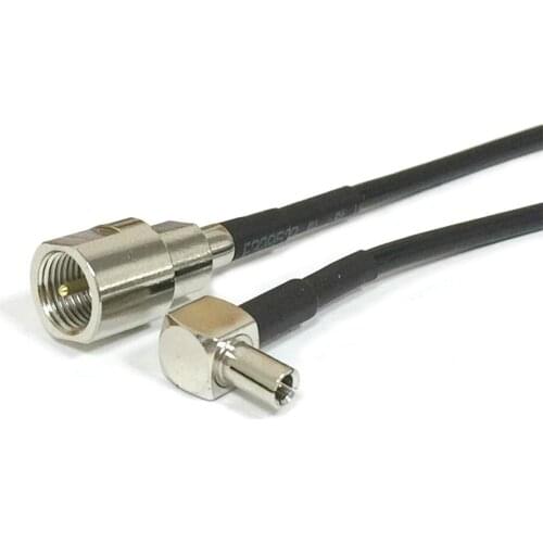 New FME Male Plug/ Female Jack Switch TS9 Right Angle Pigtail Cable RG174 Wholesale 20CM 8" for 3G ZTE USB Modem