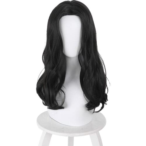 Anime Tokyo Revengers Keisuke Baji Cosplay Wig Black Long Curly Heat Synthetic Hair Halloween Party Role Play Wigs