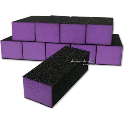 10PCS 3Way Nail Art Filing Buffer Buffing Sanding Block Files Grit Nail Art Tool