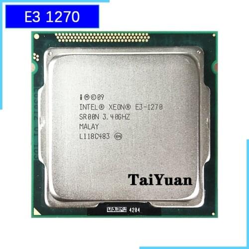 Intel Xeon E3-1270 E3 1270 3.4 GHz Quad-Core CPU Processor 8M 80W LGA 1155