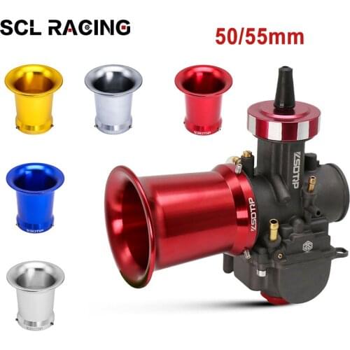 SCL Racing New 1PC50mm 55mm Motorcycle Carburetor Air Filter Cup Wind Cup Horn Cup Motorbike Accessories