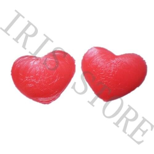 Sexy RED Heart-shaped silicone nipple cover / red colour heart shape silicone breast pasties