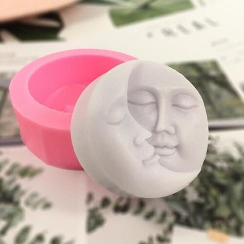 Human Face Kiss Shape Fondant Cake Silicone Mold Chocolate Candy Molds Ice Cream Cookies Pastry Mould DIY Decoration Baking Tool