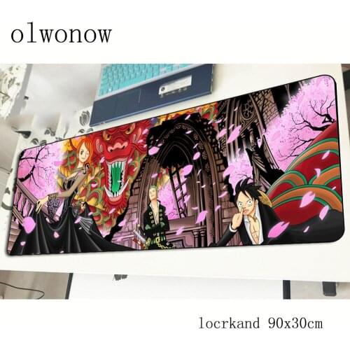 ONE PIECE pad mouse Beautiful computador gamer mouse pad 90x30cm padmouse present mousepad ergonomic gadget office desk mats