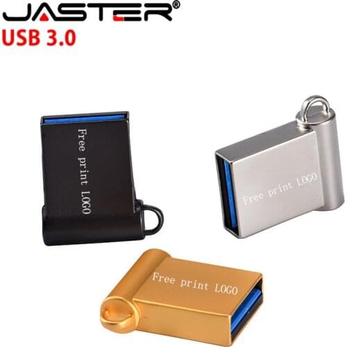 JASTER Mini metal флешка usb USB Flash Drive 4GB 16GB 32GB 64GB Pendrive Flash Drive Memory stick for friend gift customer logo