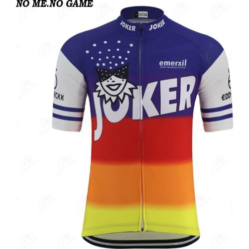 Summer Funny Cycling Jersey Men Multi-color Short Sleeve Road Bike Wear Clothing Bicycle Clothes Retro Bike Jersey NO ME NO GAME