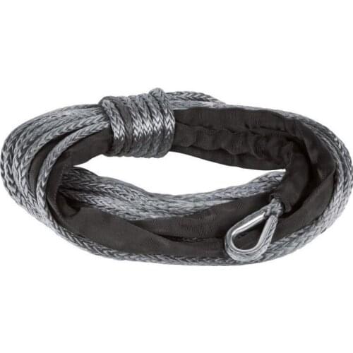 1/2' x 100" synthetic winch rope grey color for offroad/4x4/4wd/UTV