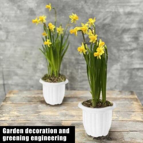 10/20PCS Flower Plant Pots Seed Starter Cup Pots Seedling Starter Plastic Planters With Drainage Hole For House Garden Plants