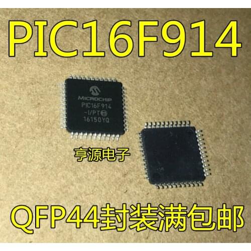 100% New&original PIC16F914-I/PT PIC16F914 QFP44