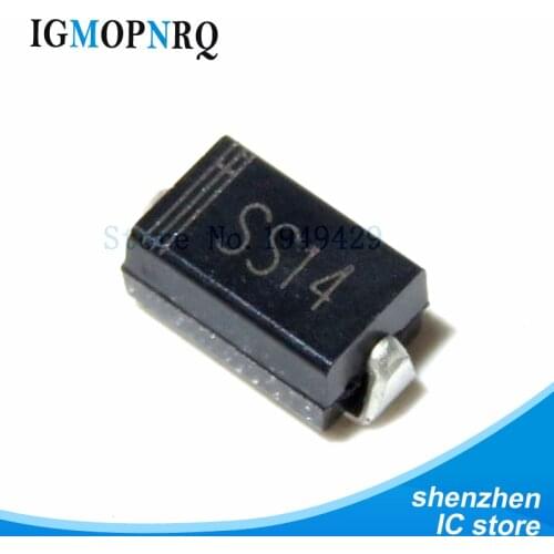 100PCS 1N5819 SS14 1N5822 SS34 SR160 SS16 1N5817 SS12 SR1100 SS110 SR360 SS36 SR240 SS24 SR2100 SS210 SS310 SMA Rectifier diode