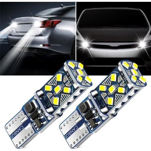 2PCS T10 W5W Super Bright LED Car Parking Lights for Skoda Octavia Superb Fabia Rapid Kodiaq Scala Karoq