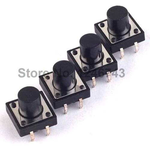 50PCS 12*12*10mm Push Button Switch Micro Switch Tact Switch