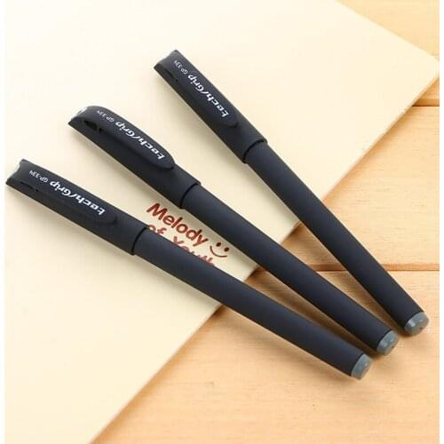 50PCS Scrub Gel Pens Office Signature Pen Student Water Pen Cute Stationary Supplies Office Accessories