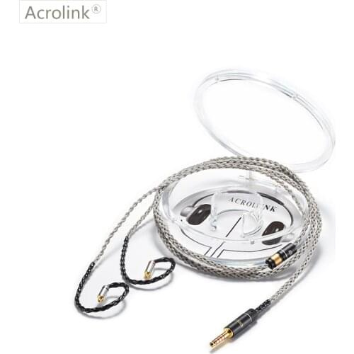 Acrolink 1.2m High Qulity PCOCC DIY Earphone Cable Repair Replacement With MMCX For 4.4 XLR