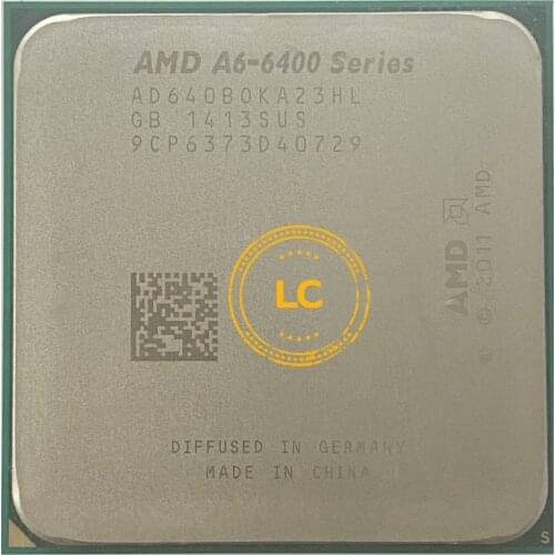 AMD A6-Series A6-6400 3.9G 65W Dual-Core CPU Processor AD640BOKA23HL Socket FM2