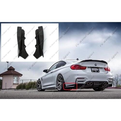 Car Accessories Carbon Fiber PSM Style Rear Cap 2pcs Fit For 2014-2017F8X M3 M4 Rear Bumper Spat Car-styling