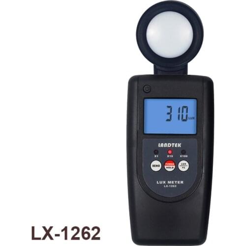 Digital LX-1262 Lux Meter Light Meter Luminometer Range LCD Display