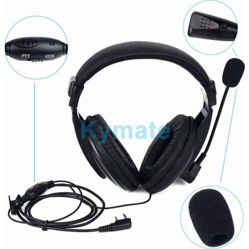 Two Way Radio Ultradio Noise Cancelling Headset/Helmet/Earphone for Baofeng BF-666S TYT ALL K1 Plug Walkie Talkie for Racing