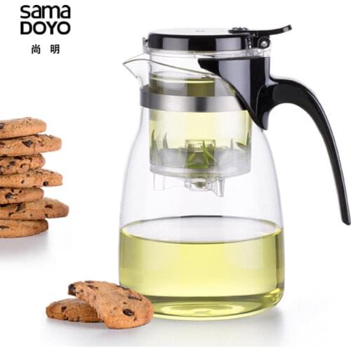 [GRANDNESS] Samadoyo art tea cup SAMA A-14 High Grade Kungfu Teapot & Mug 900ml Heat resistant glass teapot with infuser